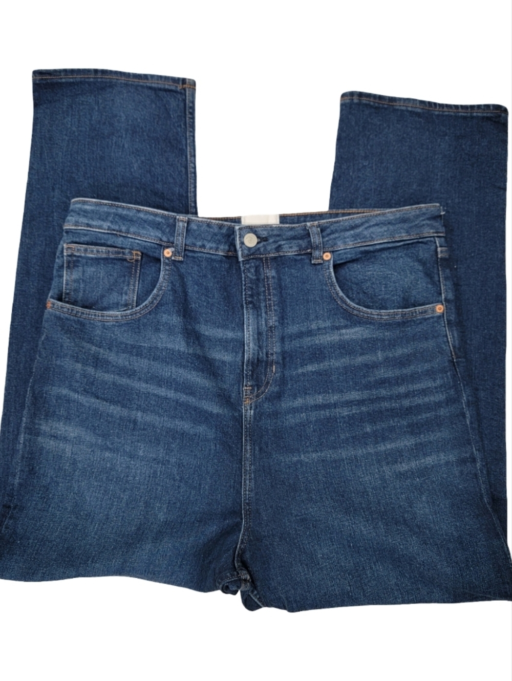 Reformation Ezra Super Stretch High Rise Straight Jeans Retro Women’s Size 34 - Picture 8 of 17